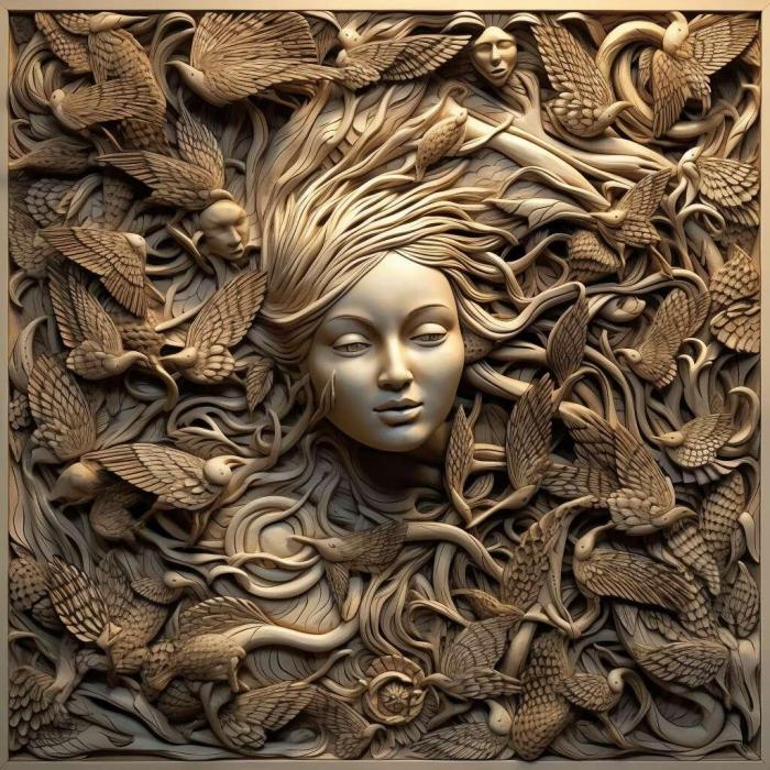 نموذج ثلاثي الأبعاد لآلة CNC 3D Art 